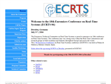 Tablet Screenshot of ecrts06.tudos.org